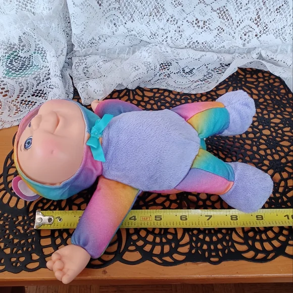 2017 OAA, INC. CABBAGE PATCH KID (CPK) RAINBOW GARDEN PARTY BAILEY BEAR 9" DOLL - Picture 9 of 12